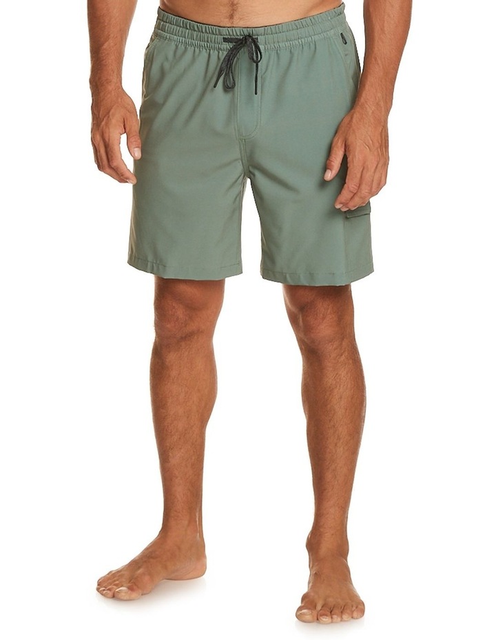 Taxer Cargo 18" Amphibian Boardshorts in Laurel Wreath Green