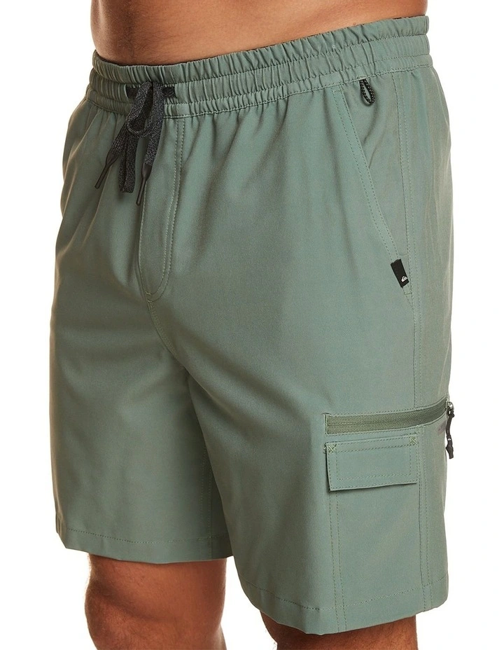Taxer Cargo 18" Amphibian Boardshorts in Laurel Wreath image 3
