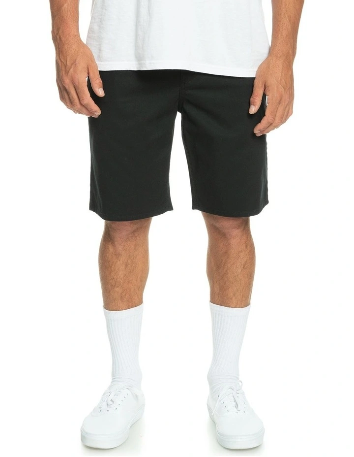 Everyday Chino Shorts in Black image 1