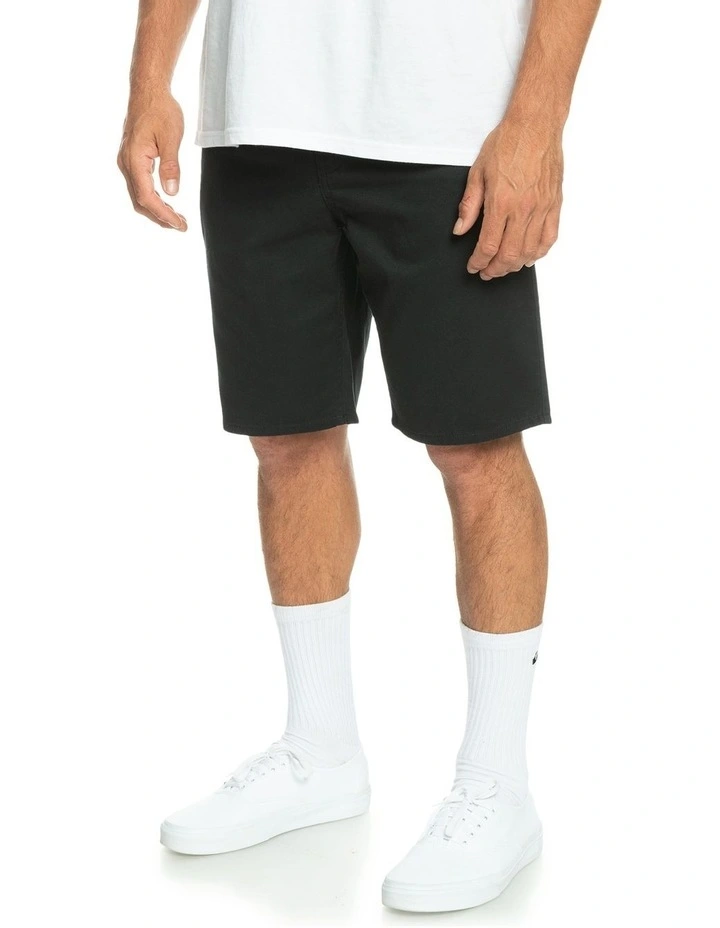 Everyday Chino Shorts in Black image 3