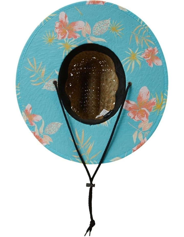 Outsider Straw Lifeguard Hat in Blue Radiance image 4