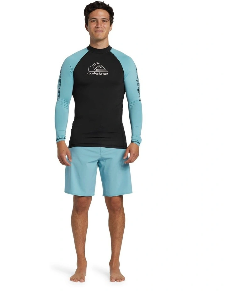 On Tour Apac Long Sleeve UPF 50 Rash Vest in Reef Waters image 5