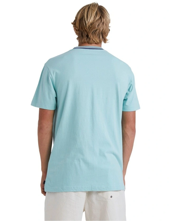 Pacific Fade T-shirt in Pastel Turquoise image 2