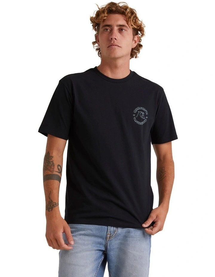 Bubble Outline T-shirt in Black image 1