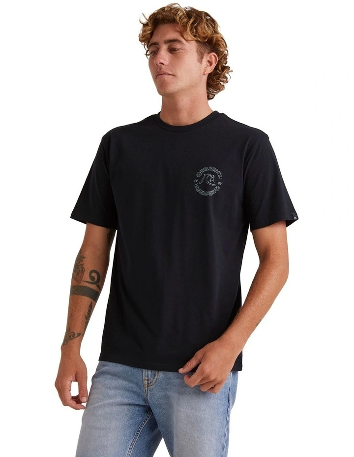 Bubble Outline T-shirt in Black image 3