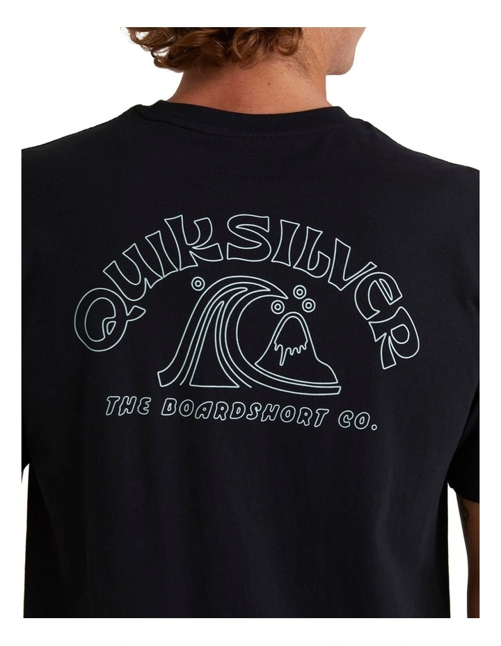 Bubble Outline T-shirt in Black image 4