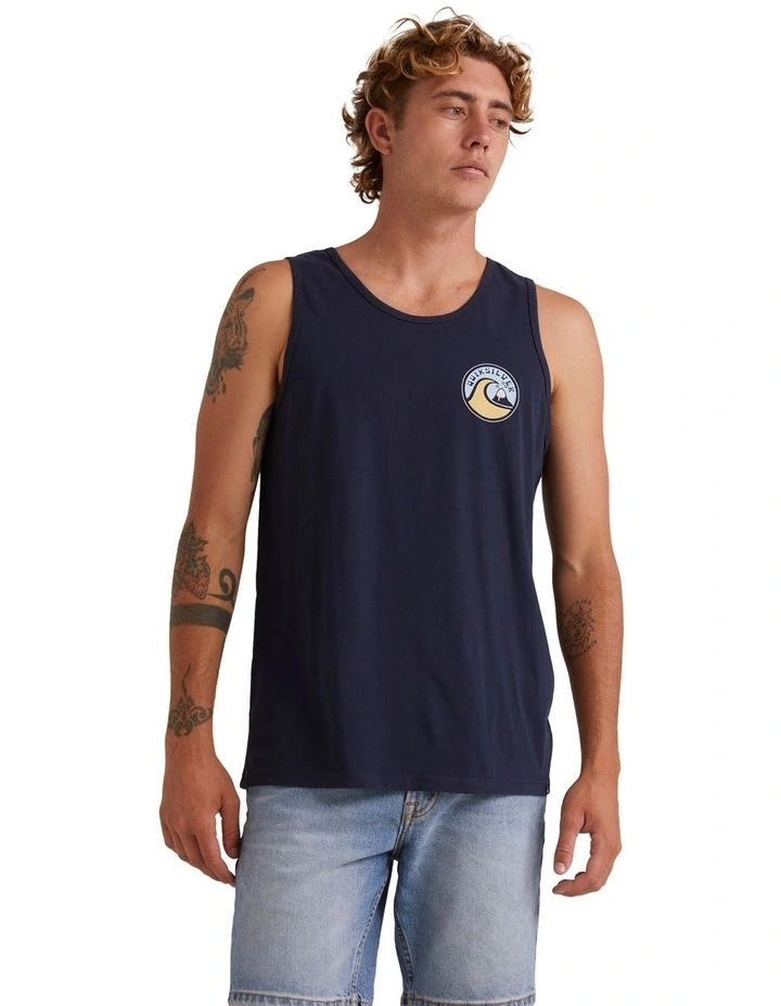 Feeling The Vibe Muscle Vest Top in Navy Blazer image 1