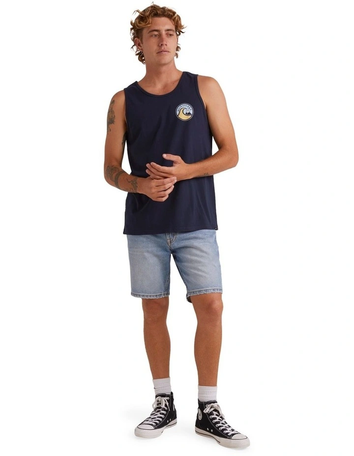 Feeling The Vibe Muscle Vest Top in Navy Blazer image 5