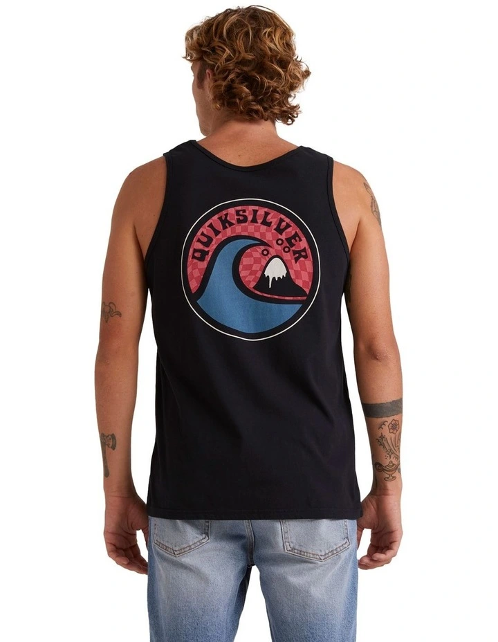 Feeling The Vibe Muscle Vest Top in Black image 2