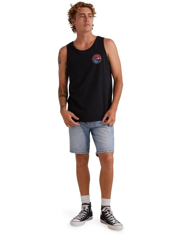 Feeling The Vibe Muscle Vest Top in Black image 5