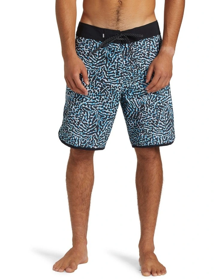 Highline Scallop 19 Boardshorts in Swedish Blue image 1