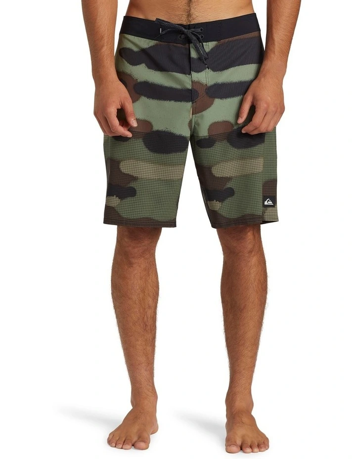 Highline Straight 19" Boardshorts in Camo image 1