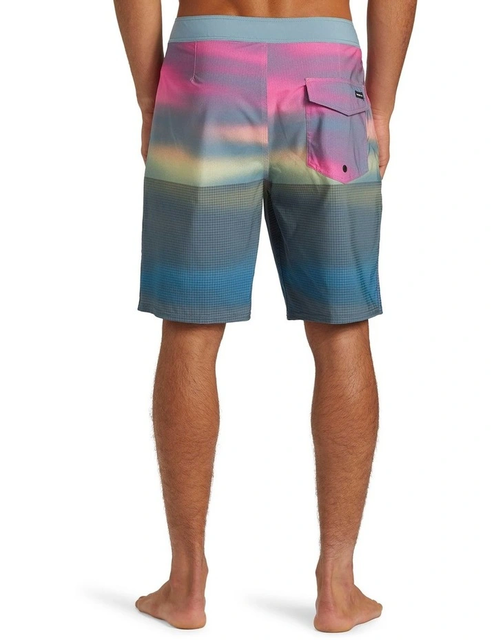 Highline Straight 19" Boardshorts in Prism Pink image 2