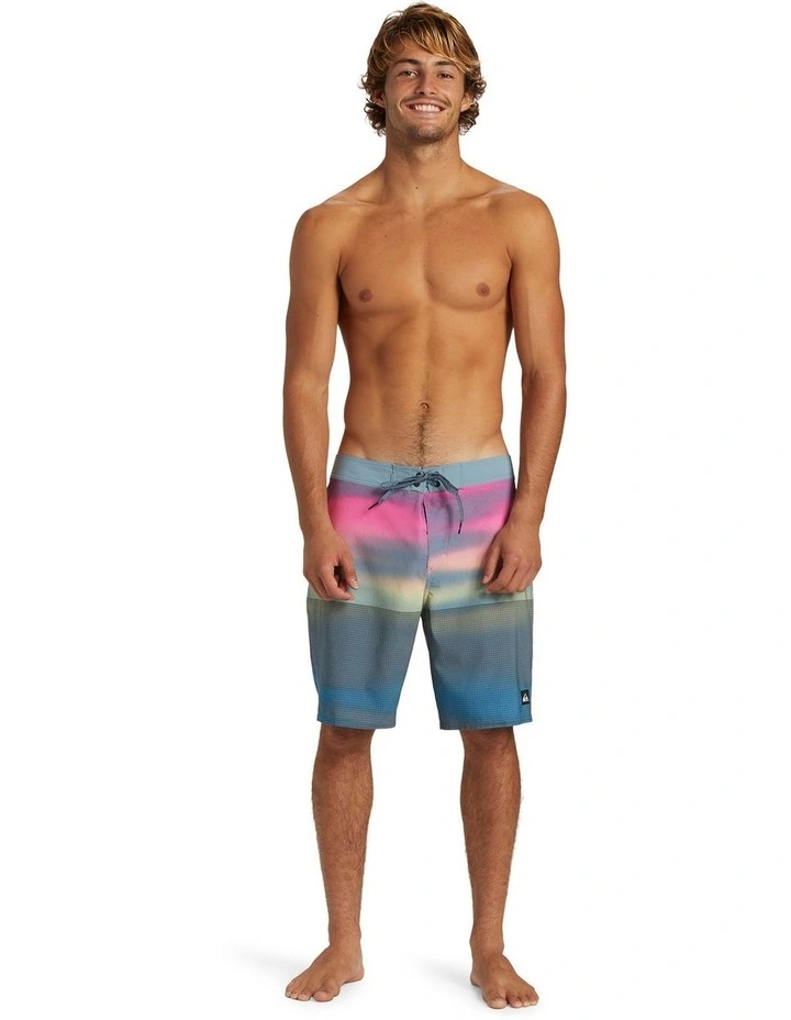 Highline Straight 19" Boardshorts in Prism Pink image 5