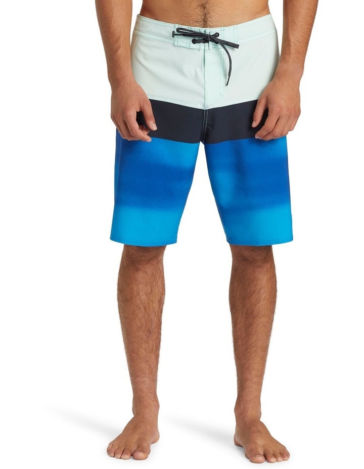 Surf Silk Panel 20" Boardshorts in Limpet Shell Blue