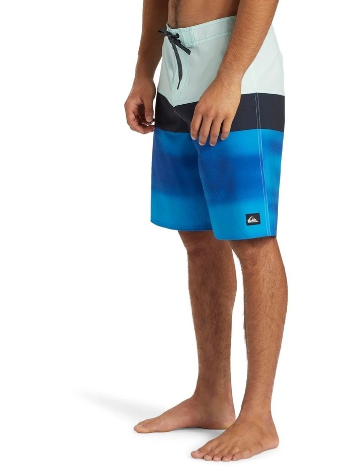 Surf Silk Panel 20" Boardshorts in Limpet Shell image 3