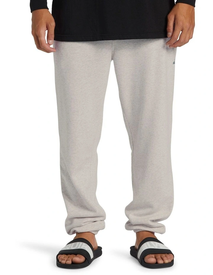 Salt Water Elasticated Waist Trousers in White Marble Heather image 1