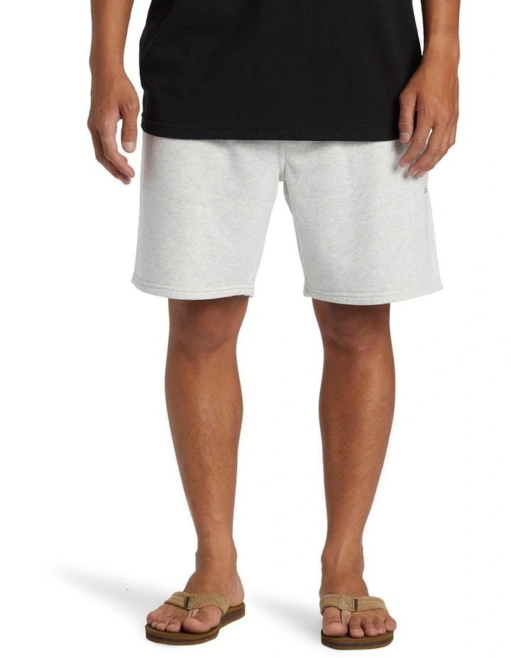 Salt Water Sweat Shorts in White Marble Heather image 1