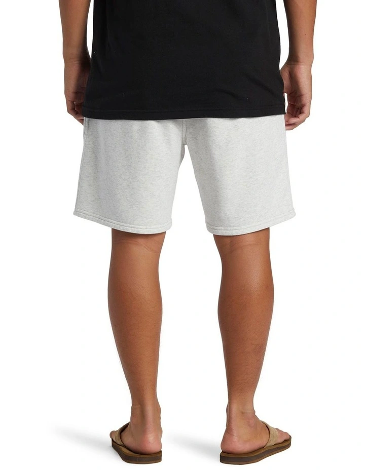 Salt Water Sweat Shorts in White Marble Heather image 2