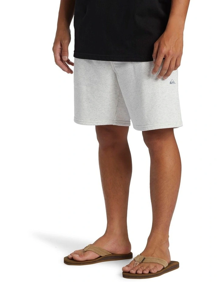 Salt Water Sweat Shorts in White Marble Heather image 3
