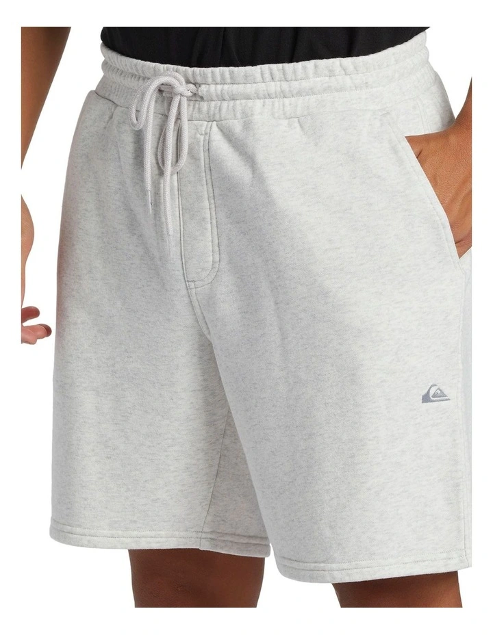 Salt Water Sweat Shorts in White Marble Heather image 4