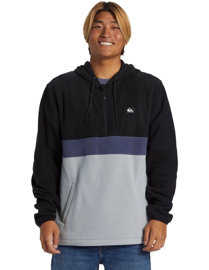 Surf Days Half-Zip Hoodie in Dark Navy image 1