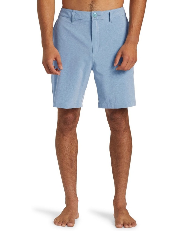 Union Heather Amphibian Boardshorts in Blue Shadow Blue