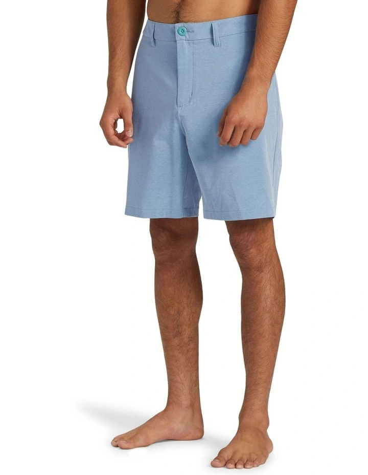 Union Heather Amphibian Boardshorts in Blue Shadow image 3