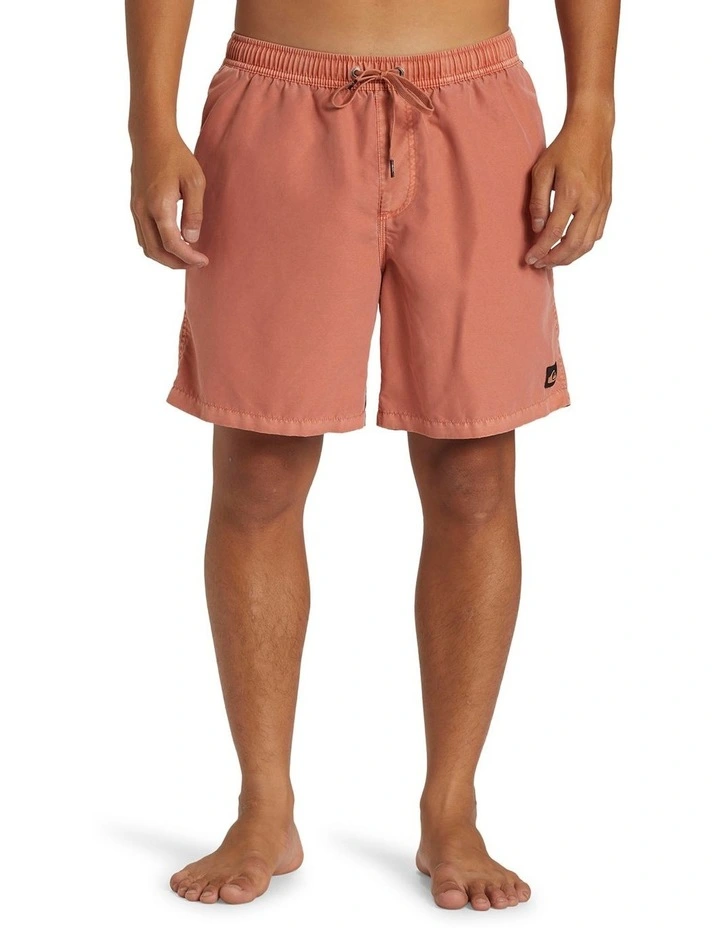 Everyday Surf Wash Volley 17" Swim Shorts in Canyon Clay image 1