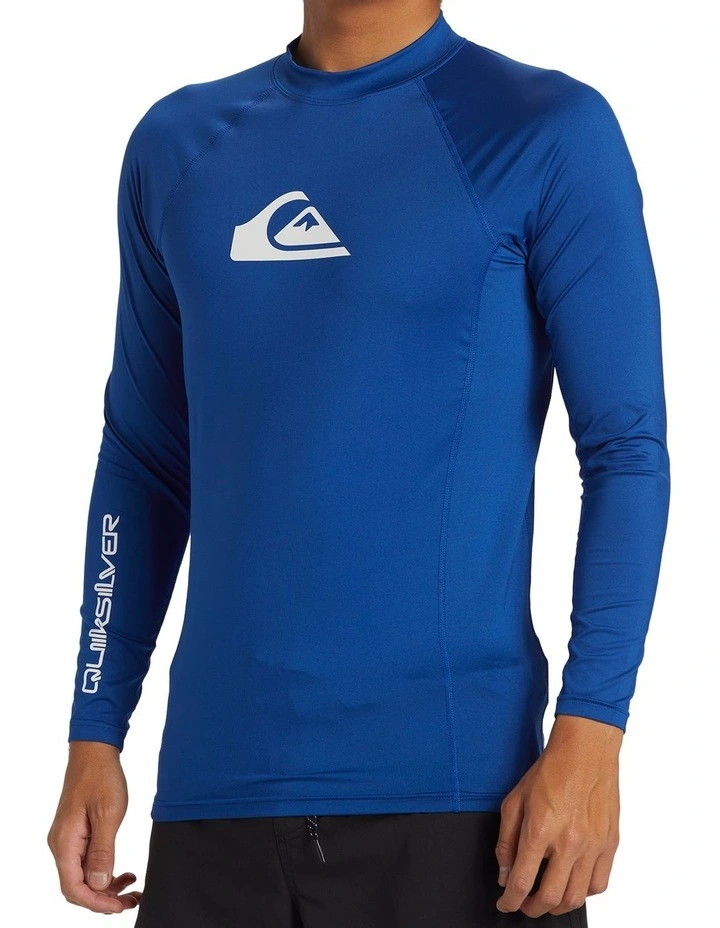 Everyday Long Sleeve UPF 50 Surf T-Shirt in Monaco Blue image 4