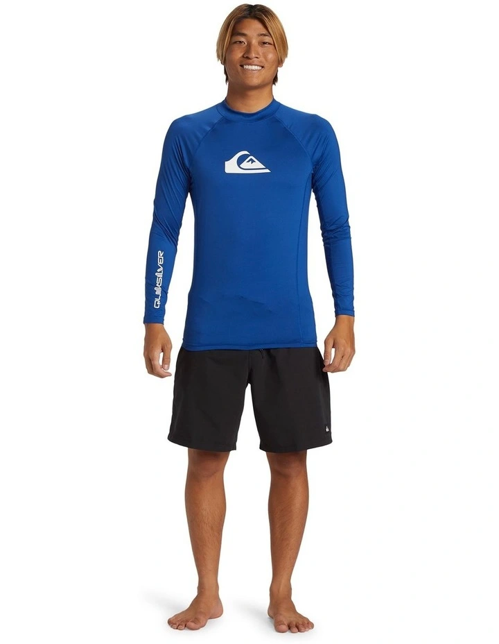 Everyday Long Sleeve UPF 50 Surf T-Shirt in Monaco Blue image 5