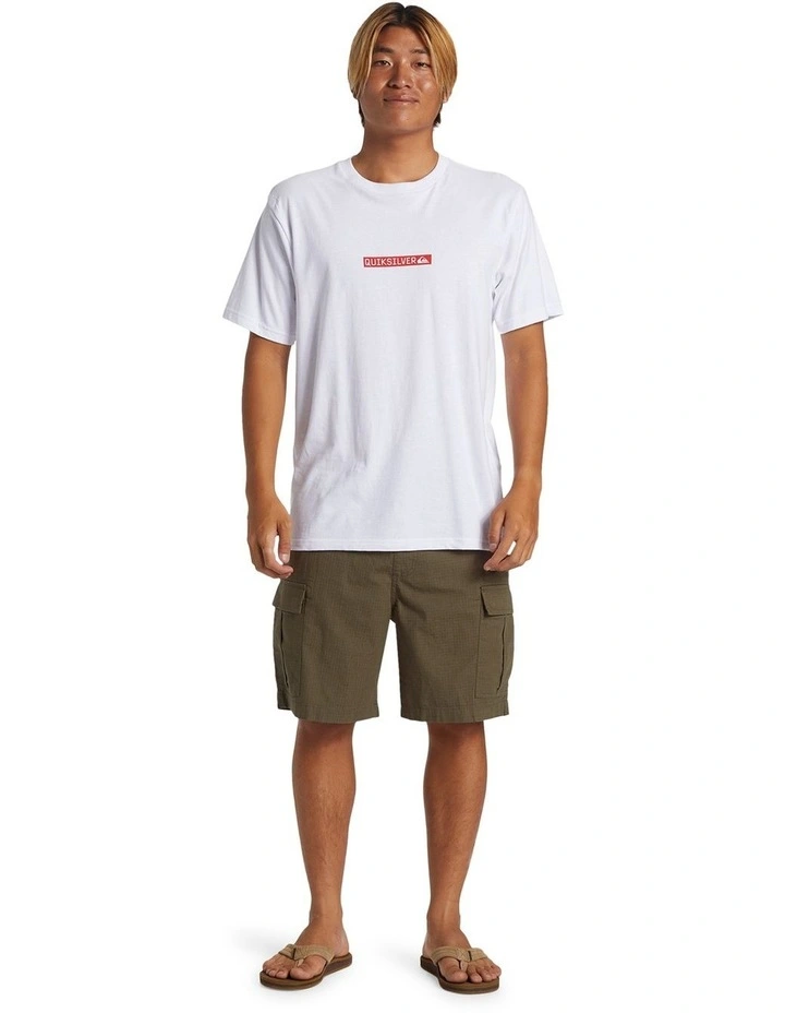 Taxer Cargo Walk Shorts in Grape Leaf image 5