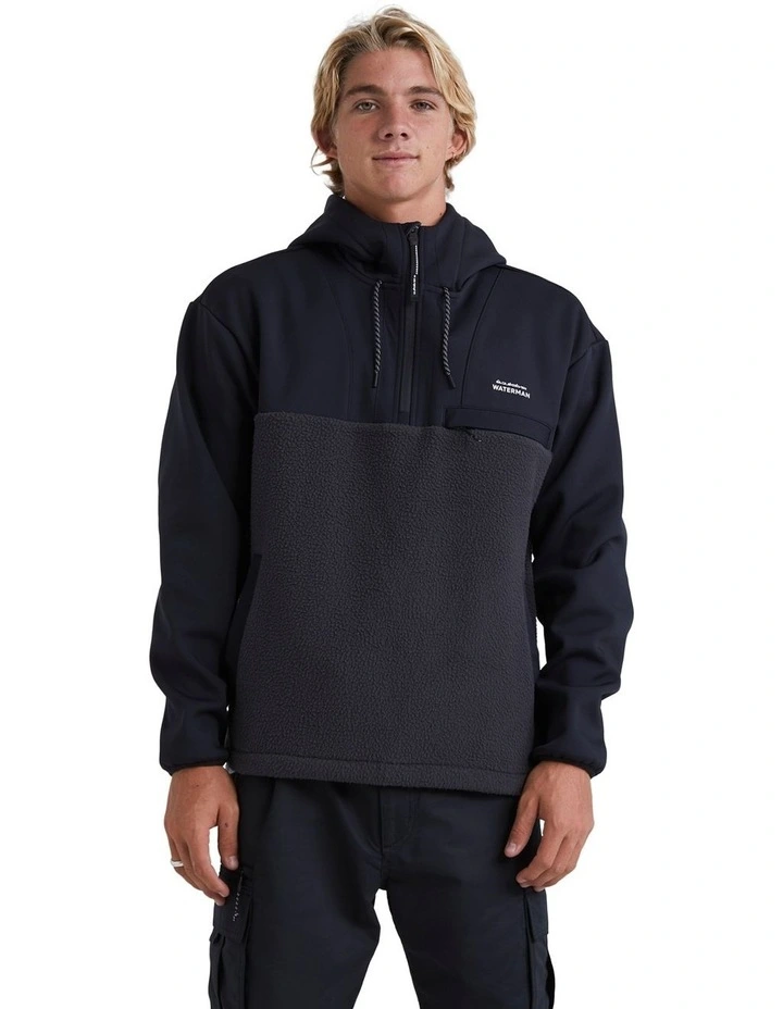 South Pop Half-Zip Fleece in Black image 1