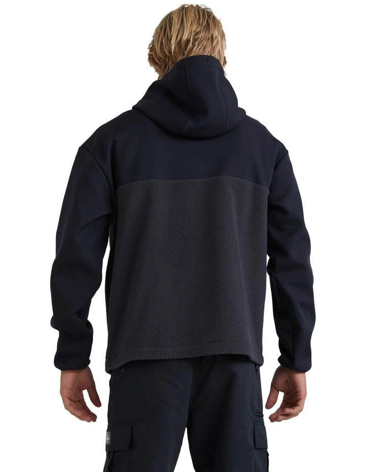 South Pop Half-Zip Fleece in Black image 2
