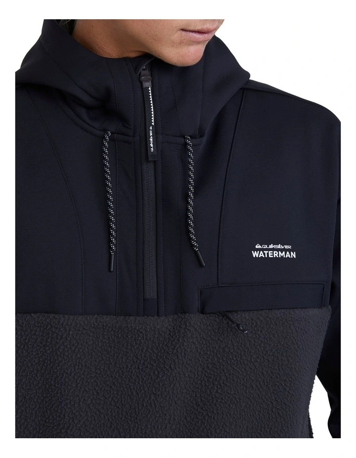 South Pop Half-Zip Fleece in Black image 4