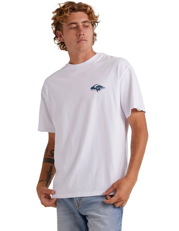 Tuned Up Oversized T-shirt in White image 1