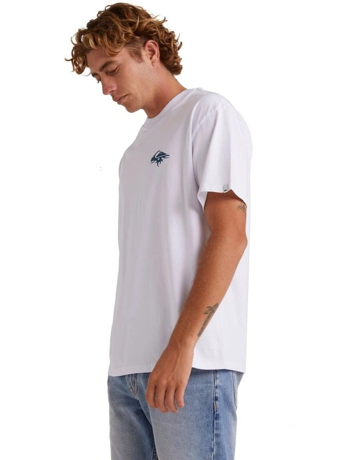 Tuned Up Oversized T-shirt in White image 3
