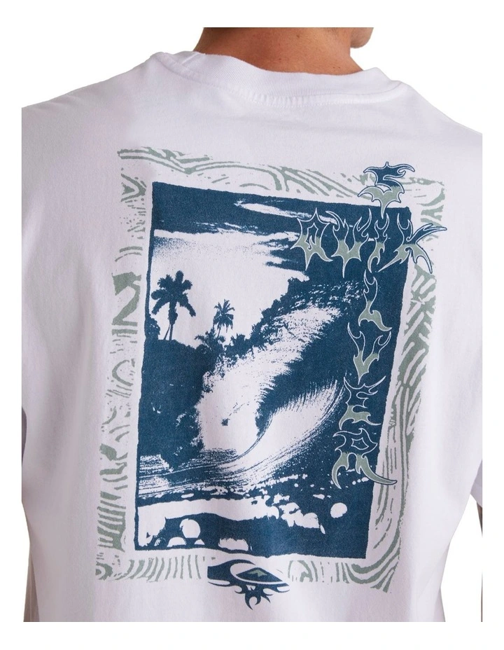 Tuned Up Oversized T-shirt in White image 4