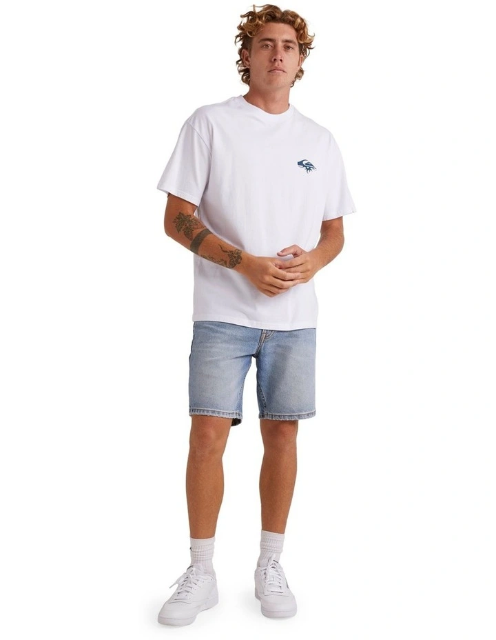 Tuned Up Oversized T-shirt in White image 5