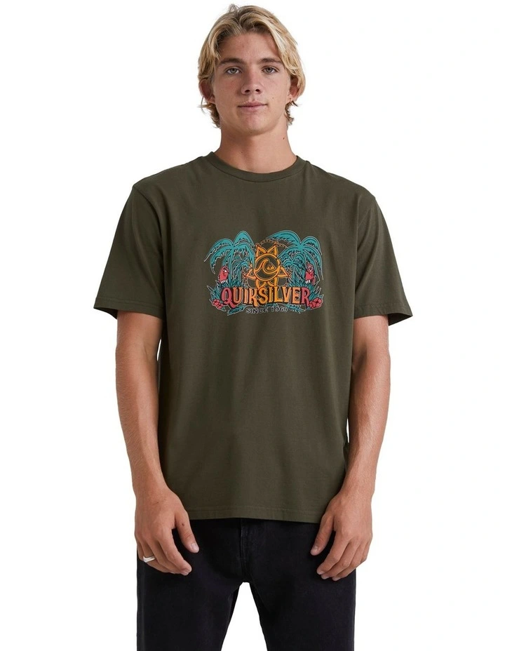 Dala Jungle T-shirt in Grape Leaf image 1