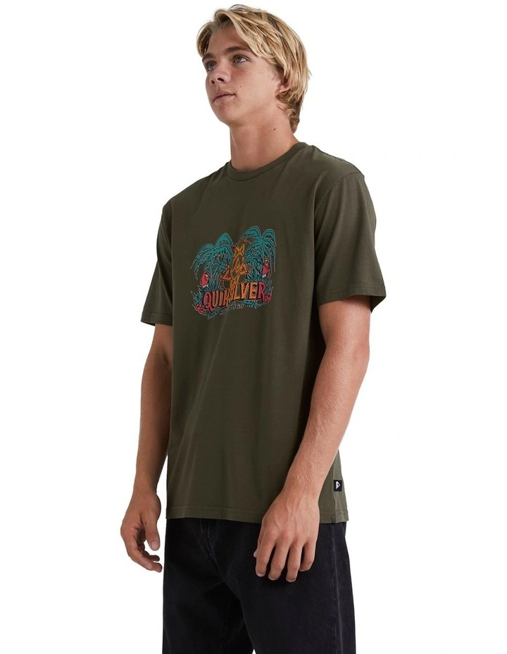 Dala Jungle T-shirt in Grape Leaf image 3