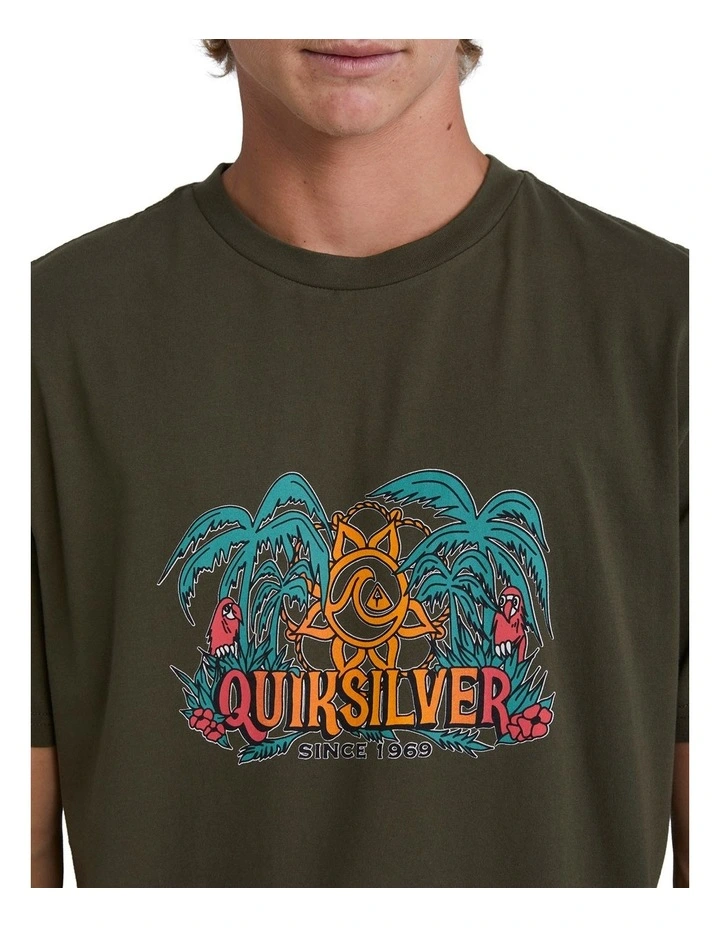 Dala Jungle T-shirt in Grape Leaf image 4