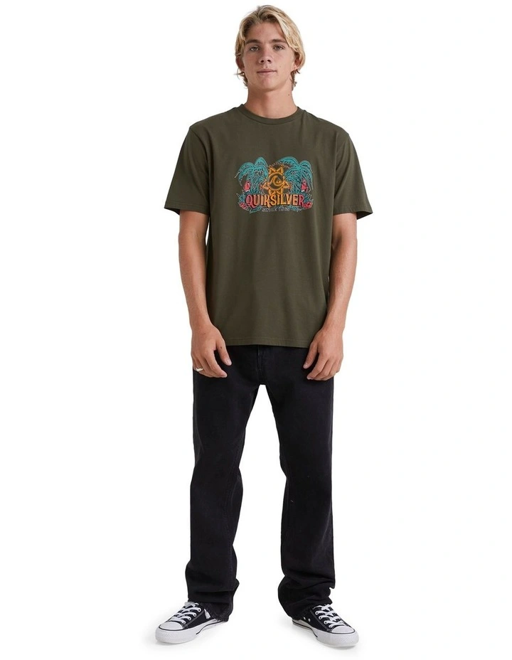 Dala Jungle T-shirt in Grape Leaf image 5