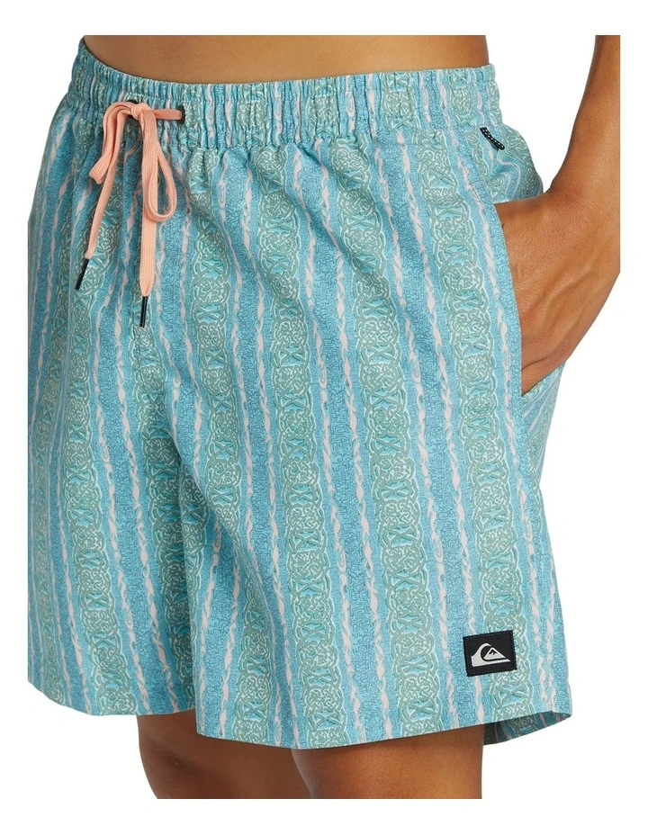Remade Mix Volley 17 Swim Shorts in Alaskan Blue image 4