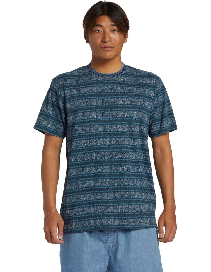 Pacific Tribe Short Sleeve T-shirt in Pacific Tribe Dark Navy image 1