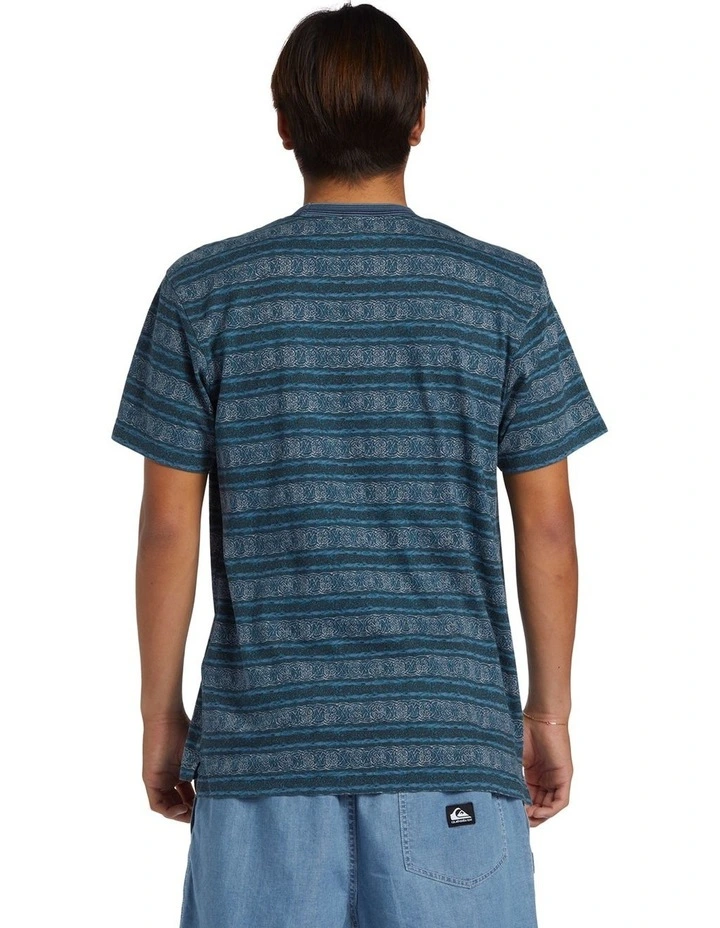Pacific Tribe Short Sleeve T-shirt in Pacific Tribe Dark Navy image 2