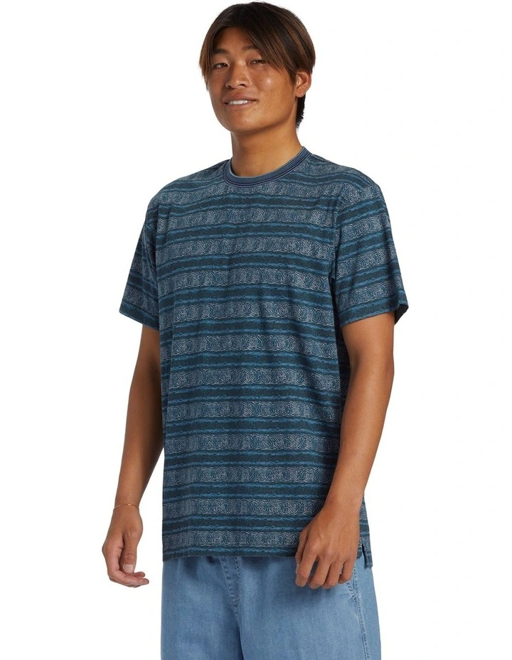 Pacific Tribe Short Sleeve T-shirt in Pacific Tribe Dark Navy image 3