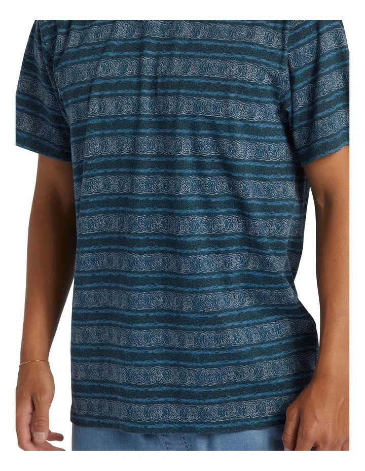 Pacific Tribe Short Sleeve T-shirt in Pacific Tribe Dark Navy image 4