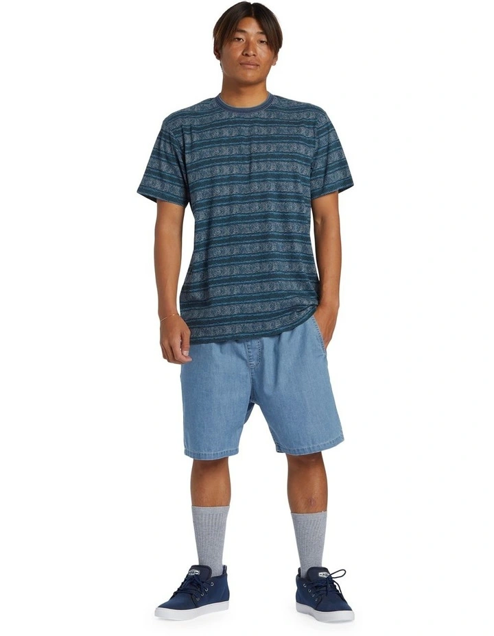 Pacific Tribe Short Sleeve T-shirt in Pacific Tribe Dark Navy image 5