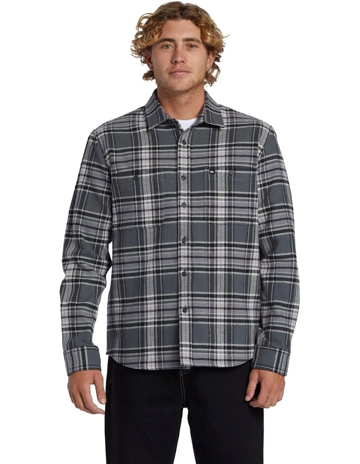 Intrepide Explorer Long Sleeve Flannel Shirt in Irongate image 1